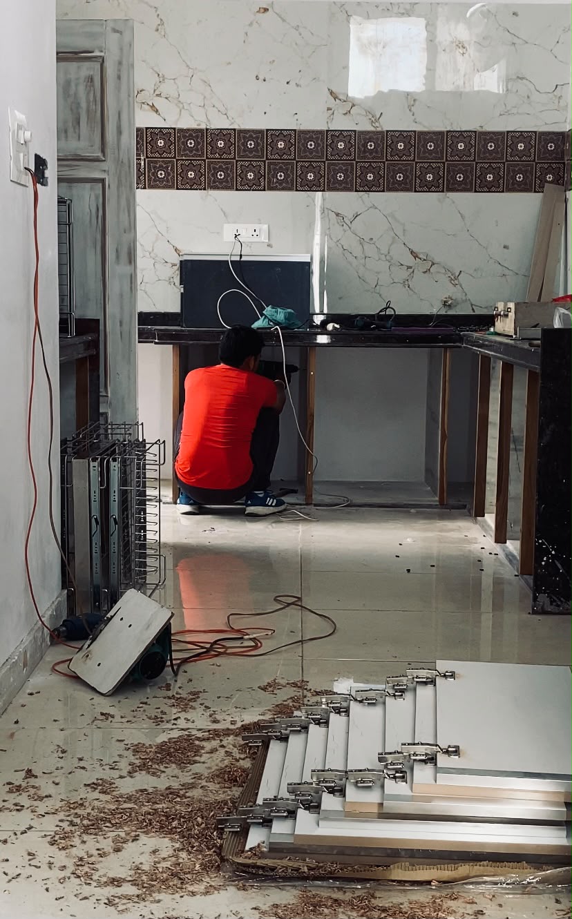Behind the scenes project detailing