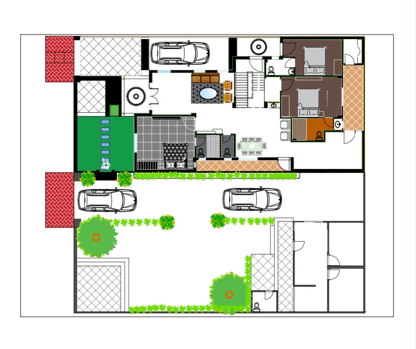 Gurjar Gharana architectural plan